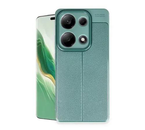 Xiaomi Redmi Note 13 Pro 4G Kılıf Auto Focus Kapak - Koyu Yeşil