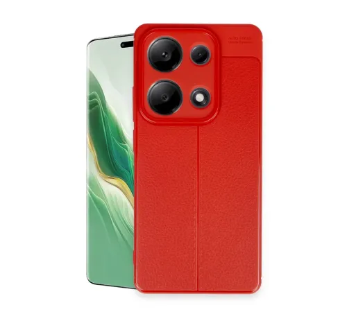 Xiaomi Redmi Note 13 Pro 4G Kılıf Auto Focus Kapak - Kırmızı