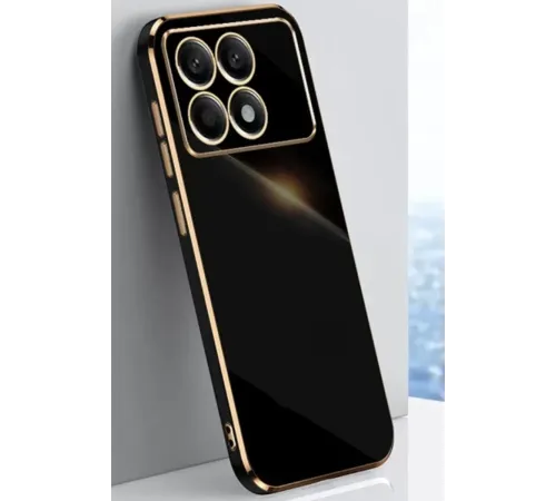 Xiaomi Poco X6 Pro Kılıf Volet Silikon - Siyah