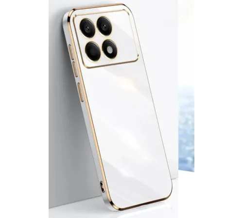 Xiaomi Poco X6 Pro Kılıf Volet Silikon - Beyaz