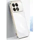 Xiaomi Poco X6 Pro Kılıf Volet Silikon - Beyaz