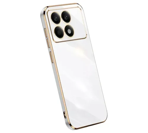 Xiaomi Poco X6 Pro Kılıf Volet Silikon - Beyaz