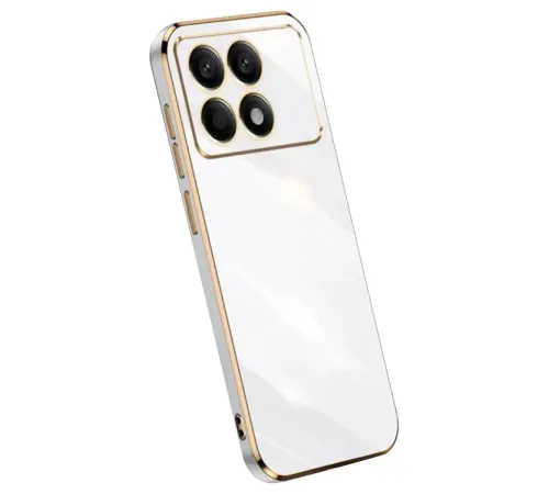 Xiaomi Poco X6 Pro Kılıf Volet Silikon - Beyaz