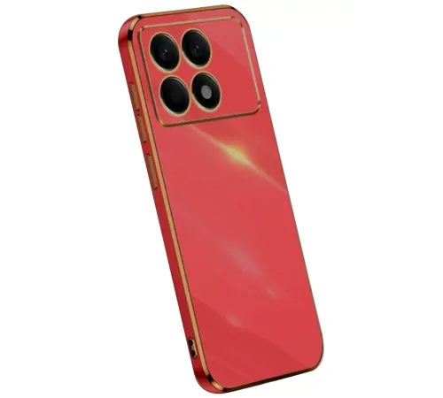 Xiaomi Poco X6 Pro Kılıf Volet Silikon - Kırmızı
