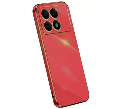 Xiaomi Poco X6 Pro Kılıf Volet Silikon - Kırmızı