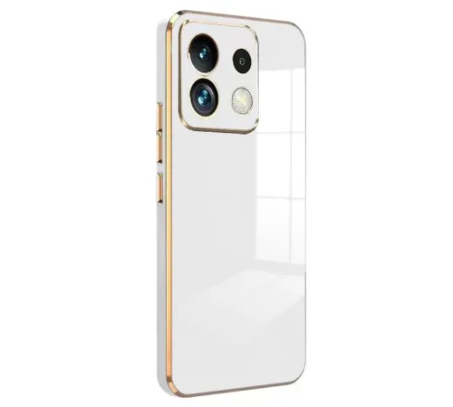 Xiaomi Poco M6 Pro 4G Kılıf Volet Silikon - Beyaz