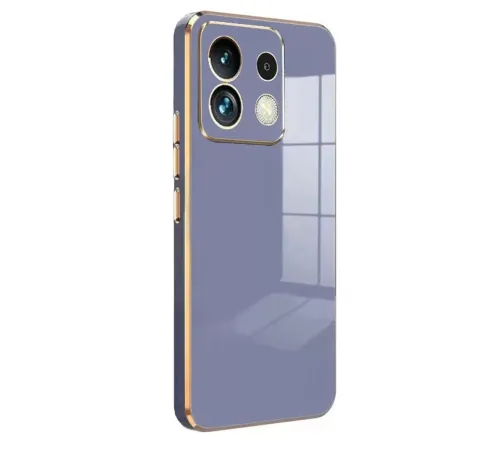 Xiaomi Poco M6 Pro 4G Kılıf Volet Silikon - Mavi