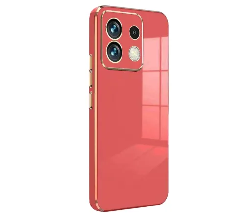 Xiaomi Poco M6 Pro 4G Kılıf Volet Silikon - Kırmızı