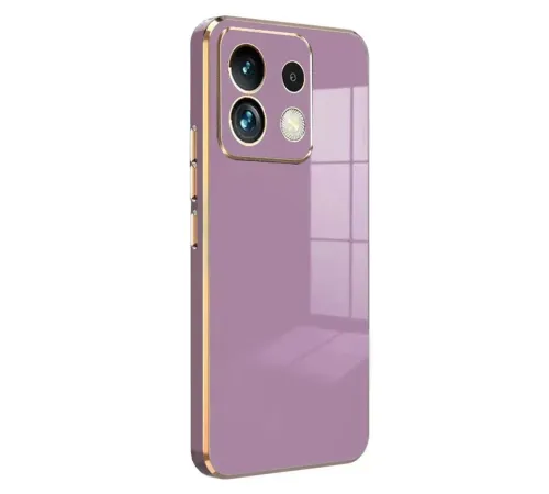 Xiaomi Poco M6 Pro 4G Kılıf Volet Silikon - Mor