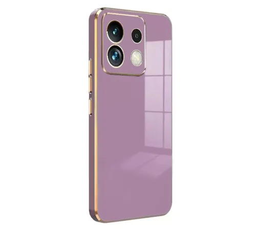 Xiaomi Poco M6 Pro 4G Kılıf Volet Silikon - Mor