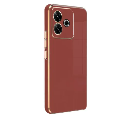 Xiaomi Redmi 13 4G Kılıf Volet Silikon - Kırmızı