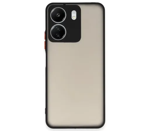 Xiaomi Redmi 13C Kılıf Montreal Silikon Kapak - Siyah