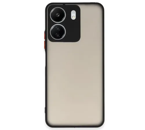 Xiaomi Redmi 13C Kılıf Montreal Silikon Kapak - Siyah