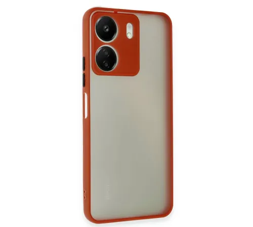 Xiaomi Redmi 13C Kılıf Montreal Silikon Kapak - Kırmızı
