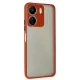 Xiaomi Redmi 13C Kılıf Montreal Silikon Kapak - Kırmızı