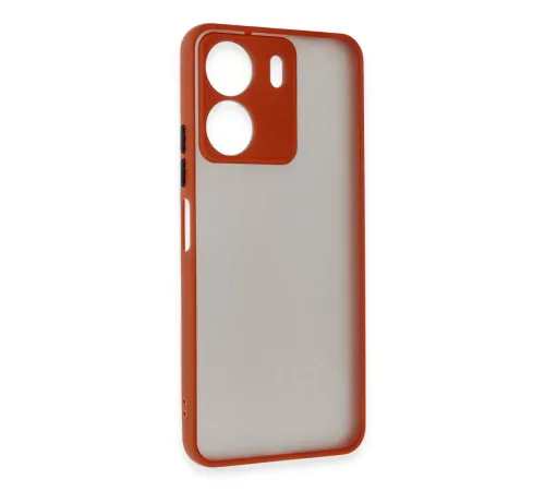 Xiaomi Redmi 13C Kılıf Montreal Silikon Kapak - Kırmızı