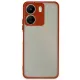 Xiaomi Redmi 13C Kılıf Montreal Silikon Kapak - Kırmızı