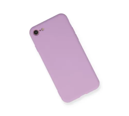 Apple iPhone 7 Kılıf Nano içi Kadife Silikon - Lila