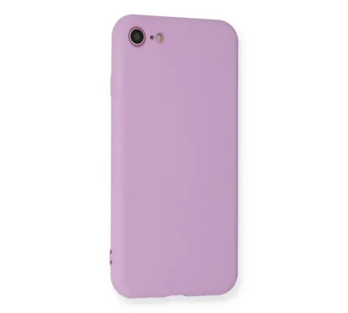 Apple iPhone 7 Kılıf Nano içi Kadife Silikon - Lila
