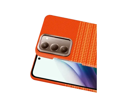 Xiaomi Redmi 15 4G Vega Magsafe Kapak - Turuncu
