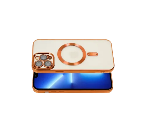 Apple iPhone 13 Pro Kılıf Kross Magneticsafe Kapak - Turuncu