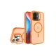 iPhone 16 Plus Flet Lens Magsafe Kapak - Turuncu