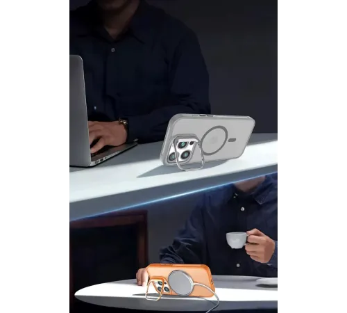 iPhone 16 Pro Flet Lens Magsafe Kapak - Siyah