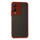 Vivo Y17S Kılıf Montreal Silikon Kapak - Kırmızı
