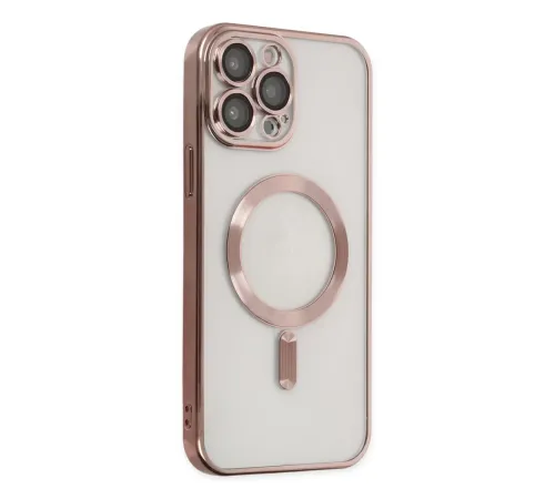 Apple iPhone 13 Pro Max Kılıf Kross Magneticsafe Kapak - Rose