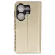 Tecno Camon 20 Prime Trend S Plus Kapaklı Kılıf - Gold