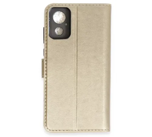 General Mobile GM 23 SE Trend S Plus Kapaklı Kılıf - Gold