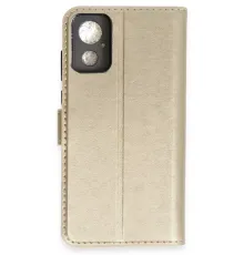 General Mobile GM 23 SE Trend S Plus Kapaklı Kılıf - Gold