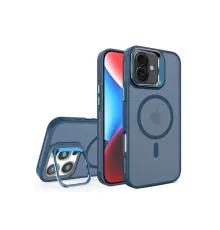 iPhone 16 Plus Flet Lens Magsafe Kapak - Lacivert