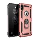 Apple iPhone X Kılıf Sofya Yüzüklü Silikon Kapak - Rose