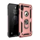 Apple iPhone X Kılıf Sofya Yüzüklü Silikon Kapak - Rose