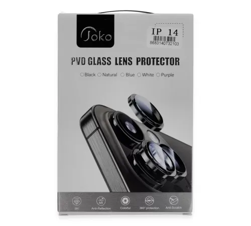 iPhone 11 PVD Metal Kamera Lens - Siyah