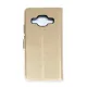 Samsung Galaxy J5 Trend S Plus Kapaklı Kılıf - Gold