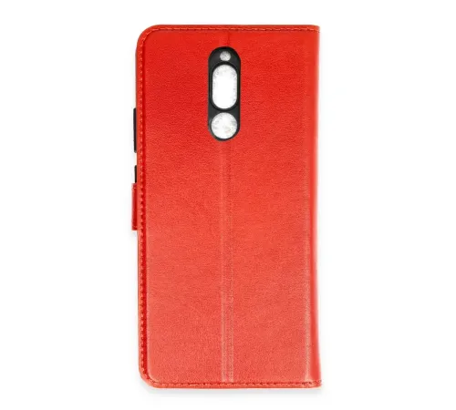 Xiaomi Mi 8 Trend S Plus Kapaklı Kılıf - Kırmızı