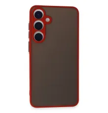 Samsung Galaxy S24 Kılıf Montreal Silikon Kapak - Kırmızı