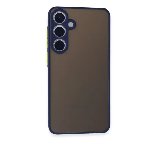 Samsung Galaxy S24 Kılıf Montreal Silikon Kapak - Lacivert