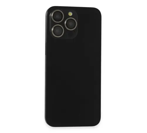 iPhone 15 Pro Max PVD Metal Kamera Lens - Gri