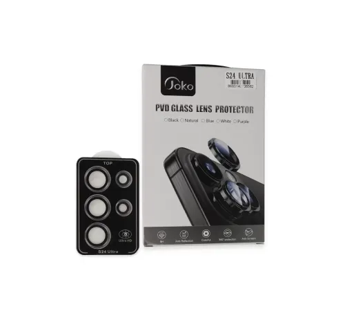 Samsung Galaxy S24 Ultra PVD Metal Kamera Lens - Derin Mor