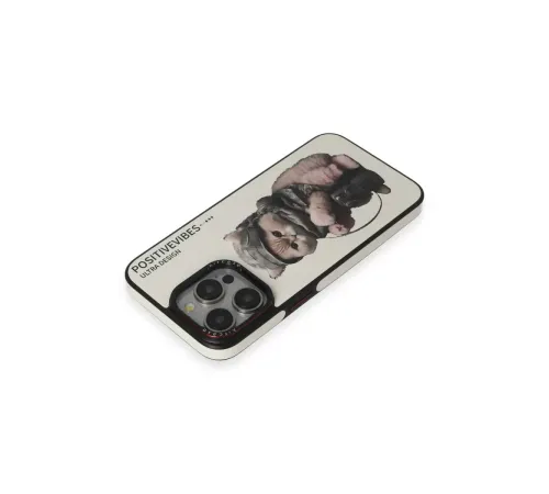 iPhone 14 Pro Fun Magsafe Kapak - Beyaz