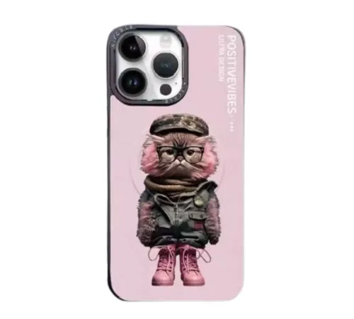 iPhone 14 Pro Fun Magsafe Kapak - Pembe