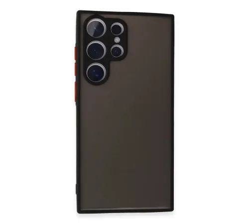 Samsung Galaxy S24 Ultra Kılıf Montreal Silikon Kapak - Siyah