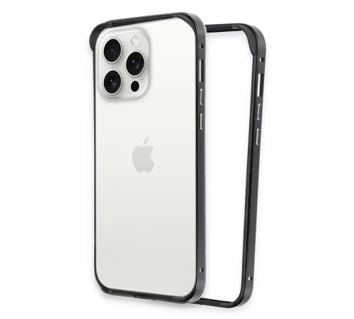 iPhone 14 Pro Land Bumper Koruma Kapak - Siyah