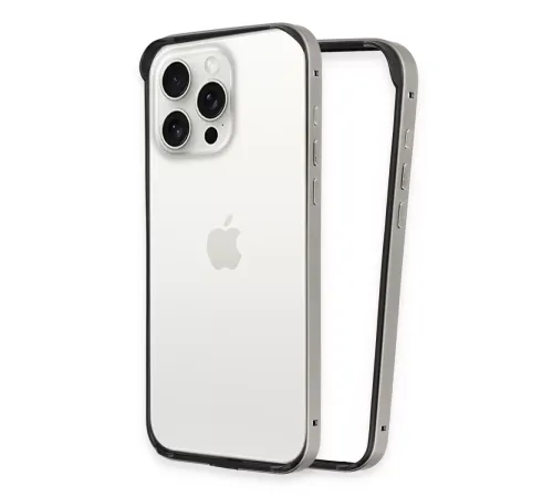 iPhone 14 Pro Land Bumper Koruma Kapak - Titan Gri