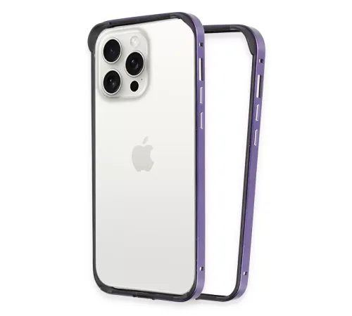 iPhone 14 Pro Land Bumper Koruma Kapak - Derin Mor