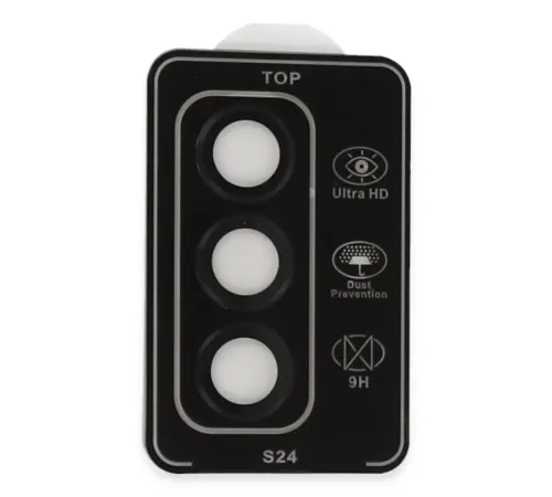 Samsung Galaxy S24 PVD Metal Kamera Lens - Siyah