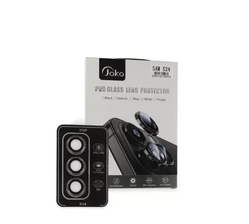 Samsung Galaxy S24 PVD Metal Kamera Lens - Derin Mor
